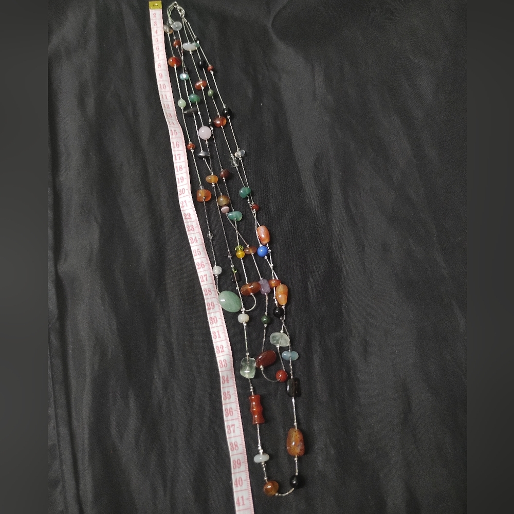 Multi stone Necklaces - Picture 2 of 3
